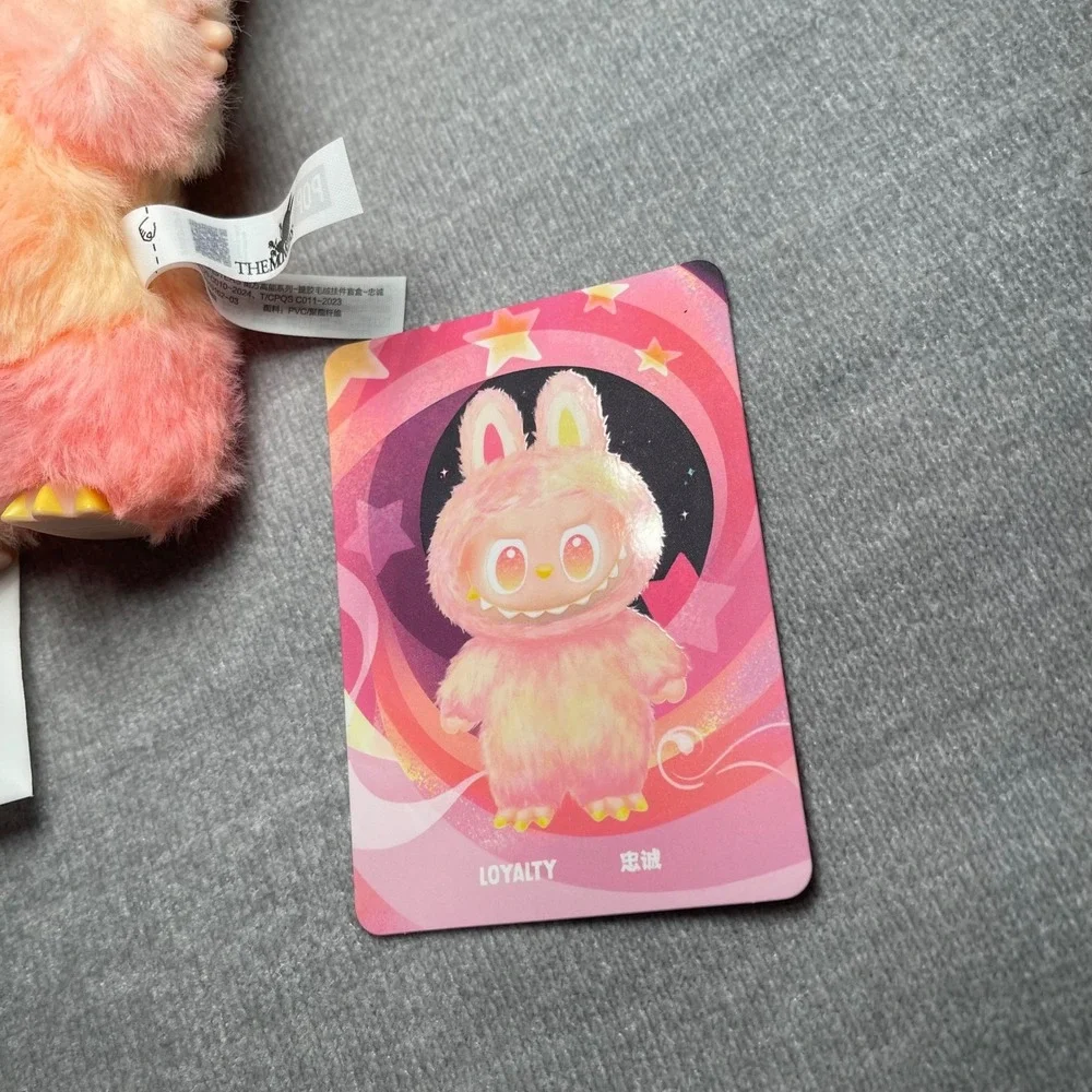 Pop Mart Big Into Energy The Monsters Blind Box Loyalty Plush Toy Labubu‎ Opened